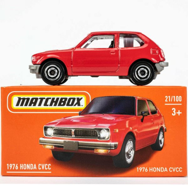 Matchbox | 1976 Honda Civic CVCC red