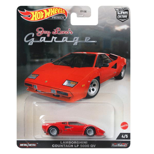 Hot Wheels | Jay Leno's Garage 4/5 Lamborghini Countach LP 5000 QV red